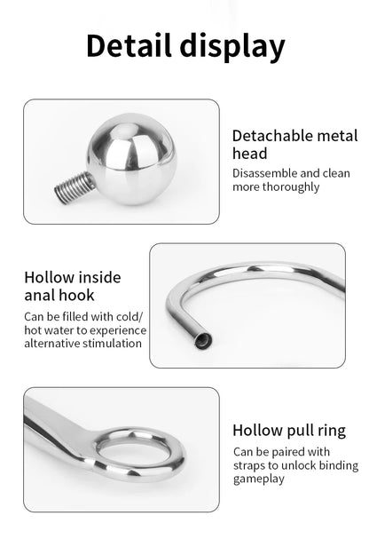 Premium Stainless Steel Anal Hook