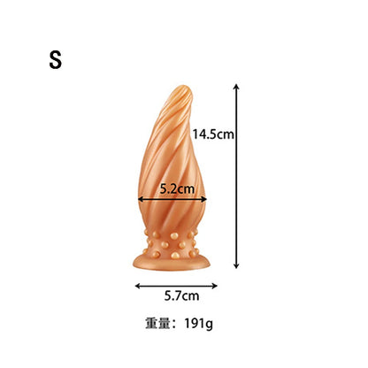 Luminous Glow Silicone Anal Plug — 5 Sizes Body Safe
