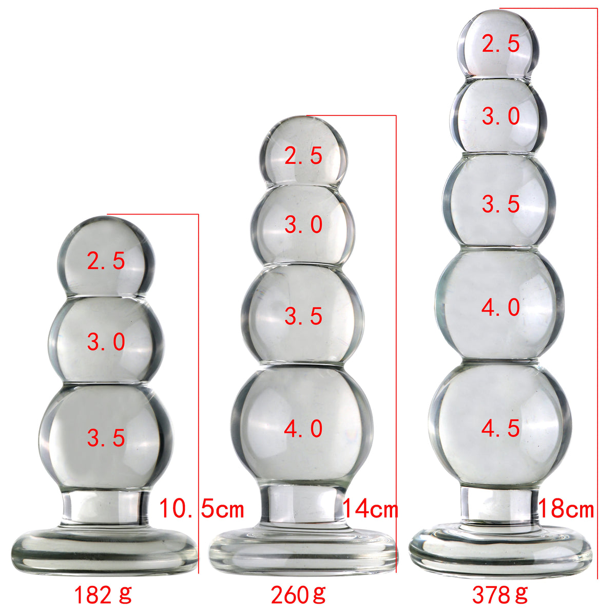 Refined Comfort Trainer Glass Plug