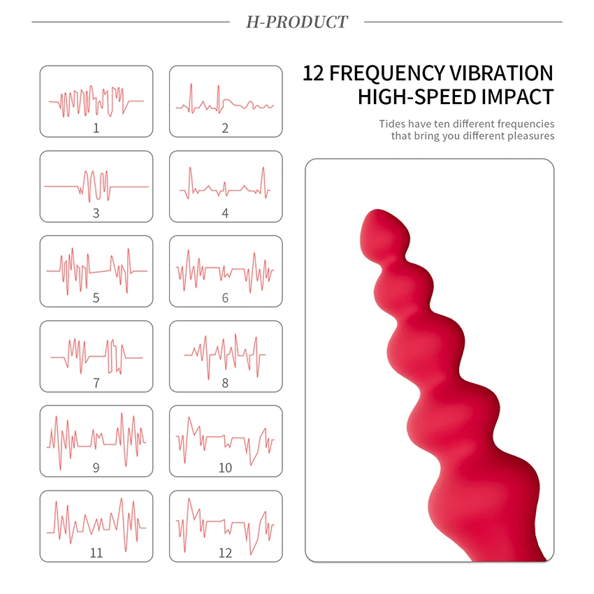 Remote-Control Silicone Plug Massager