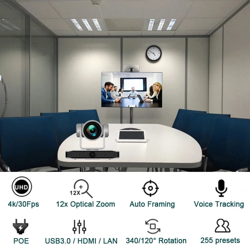 AI Auto Framing & Voice Tracking Cam