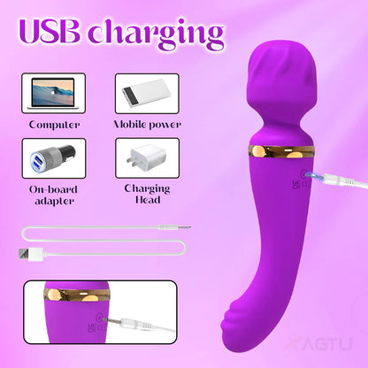 G-Spot Magic Wand Vibrator — 10 Powerful Modes