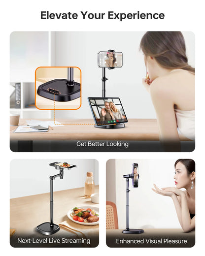 360° Heavy-Duty Desk Phone Stand