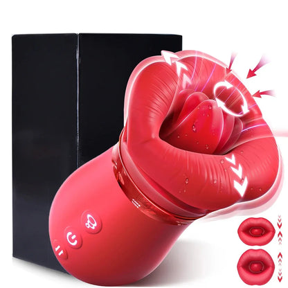 Rose Mouth-Shaped Vibrator Clitoral