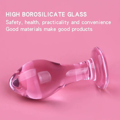 Stylish Style Crystal Glass Plug