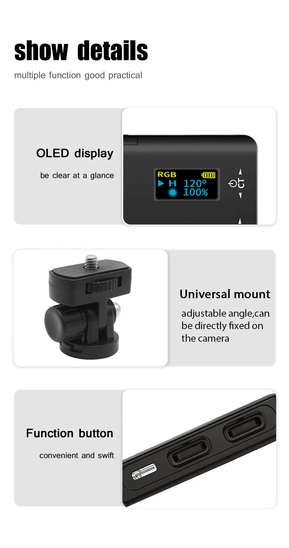 Portable Vlog Light