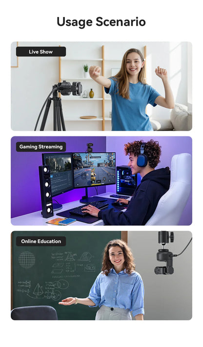 4K AI PTZ Mics & Privacy Mode Cam