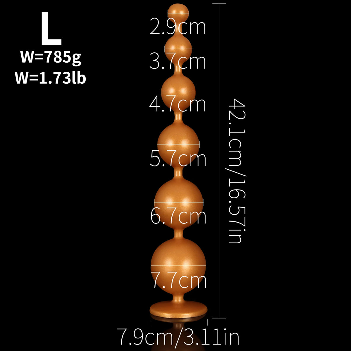 Safe & Hygienic Silicone Anal Toy