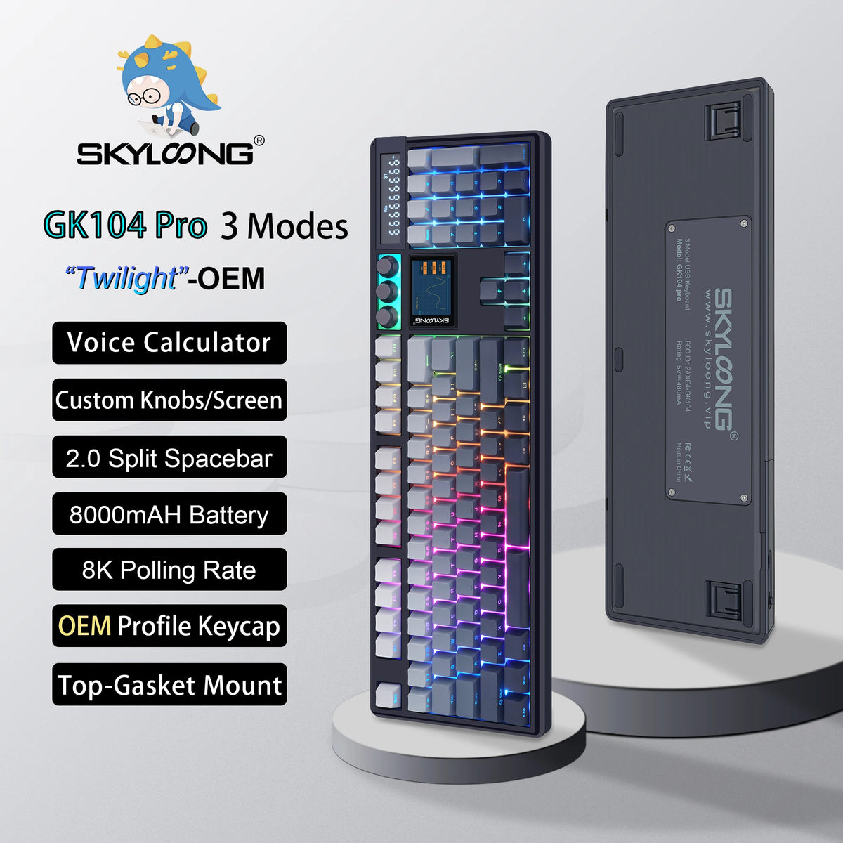 LCD Screen Mechanical Keyboard