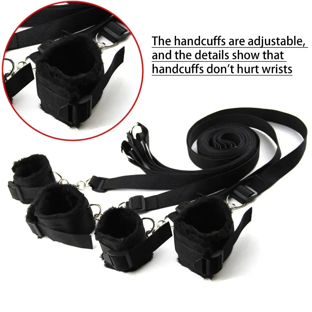 Bedroom Restraint Set – Cuffs & Straps Collection C