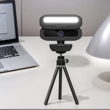 LED Lights Autofocus 4k Webcam