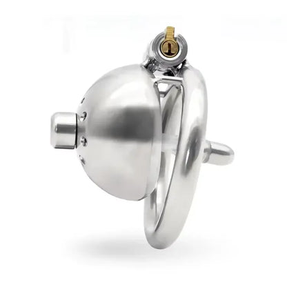 Hand Polished Steel Chastity Cage