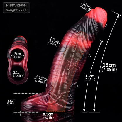 Vibrating Silicone Sleeve Extender – Multi-Mode
