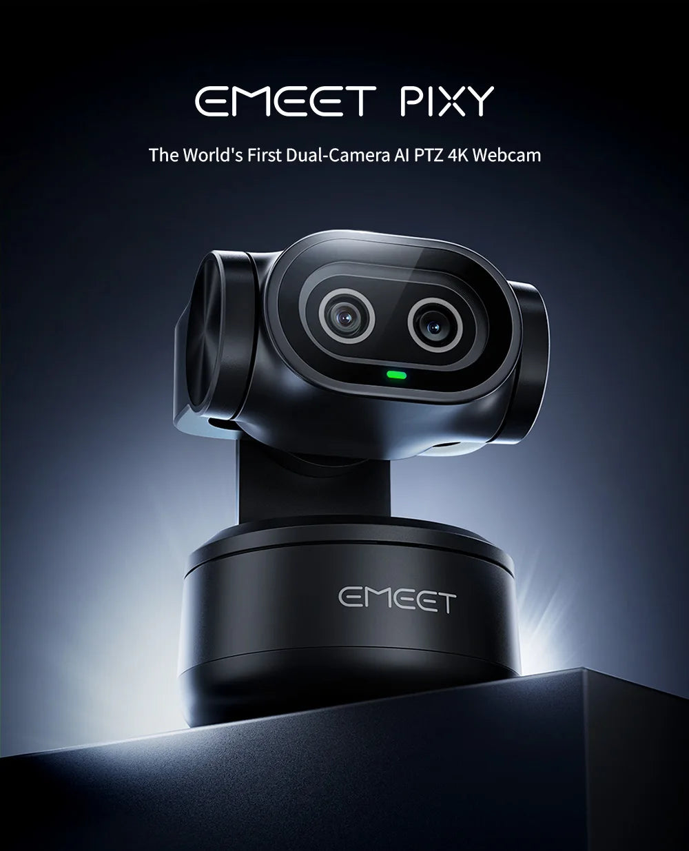 4K AI PTZ Mics & Privacy Mode Cam