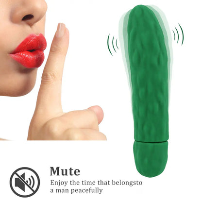 Cucumber Silicone Vibrator — 10 Vibration Modes