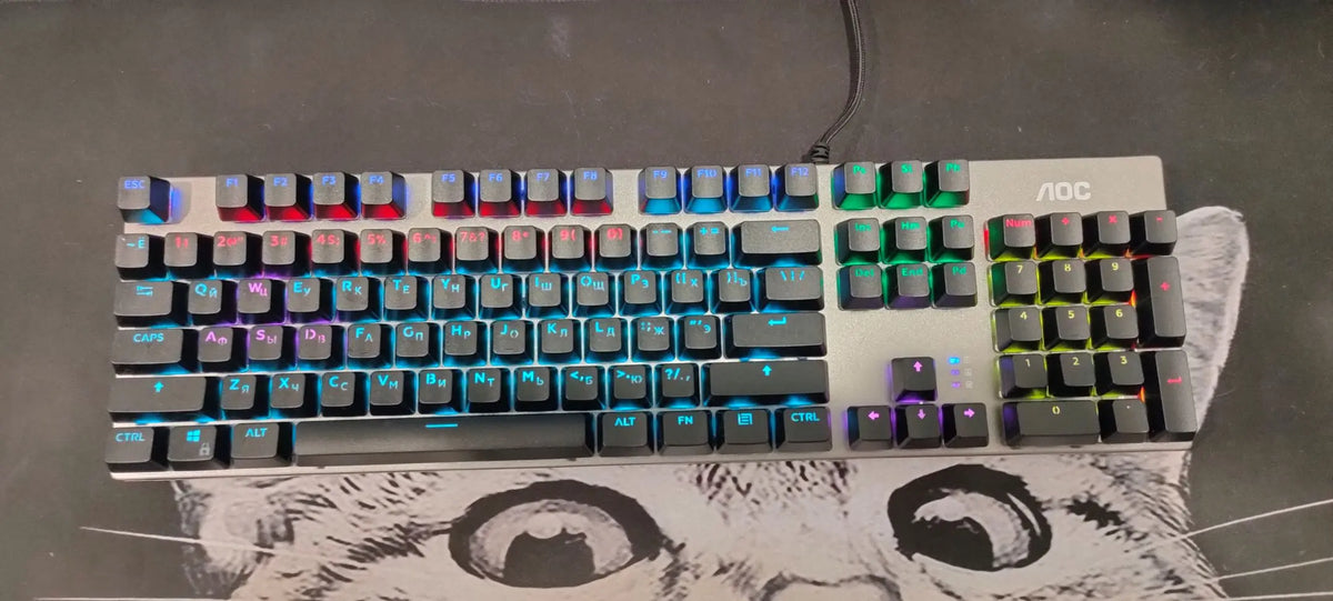 Green/Black Tea Axis Keyboard