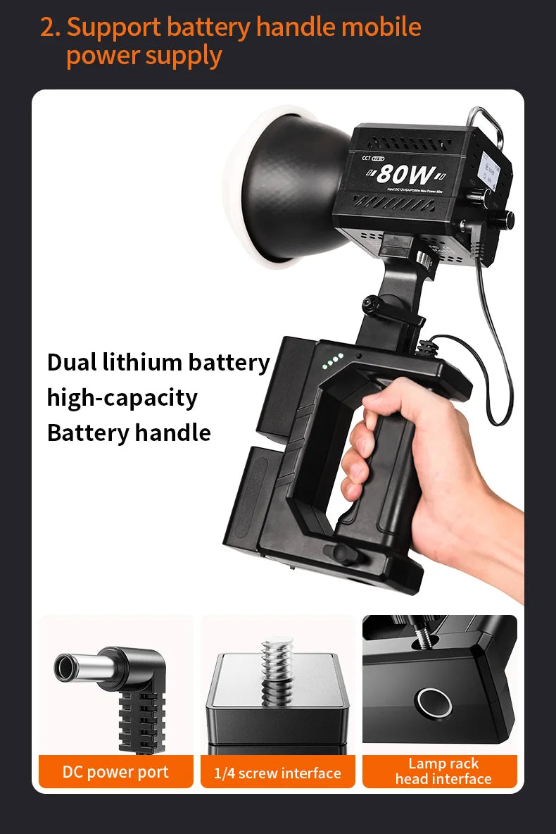 Professional 80W COB LED Light
