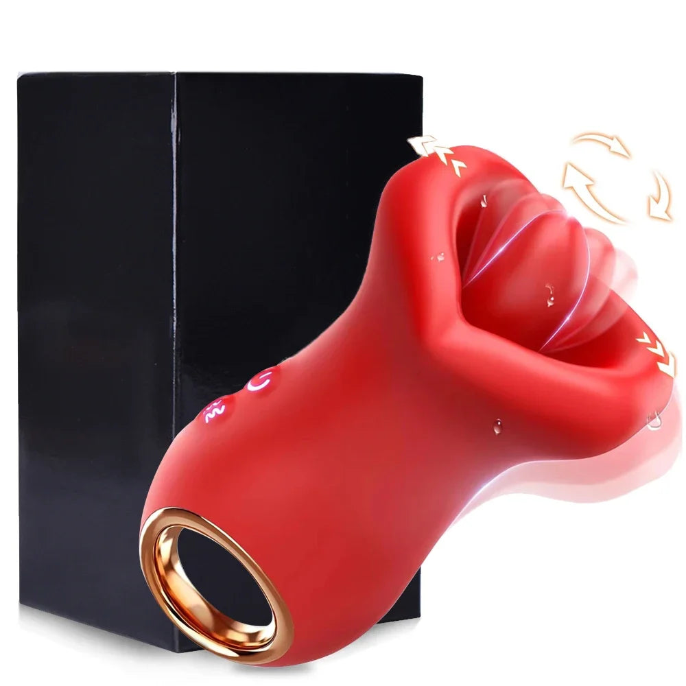 Rose Mouth-Shaped Vibrator Clitoral