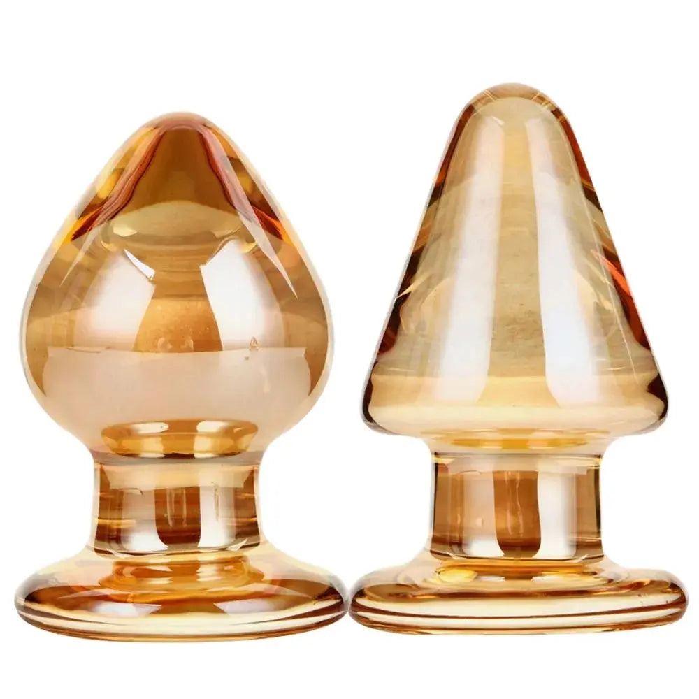 Sleek Glass Plug For Stimulation
