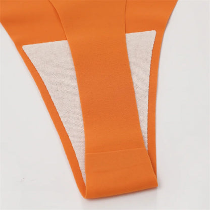 Solid Color Comfortable Ice Silk Panties