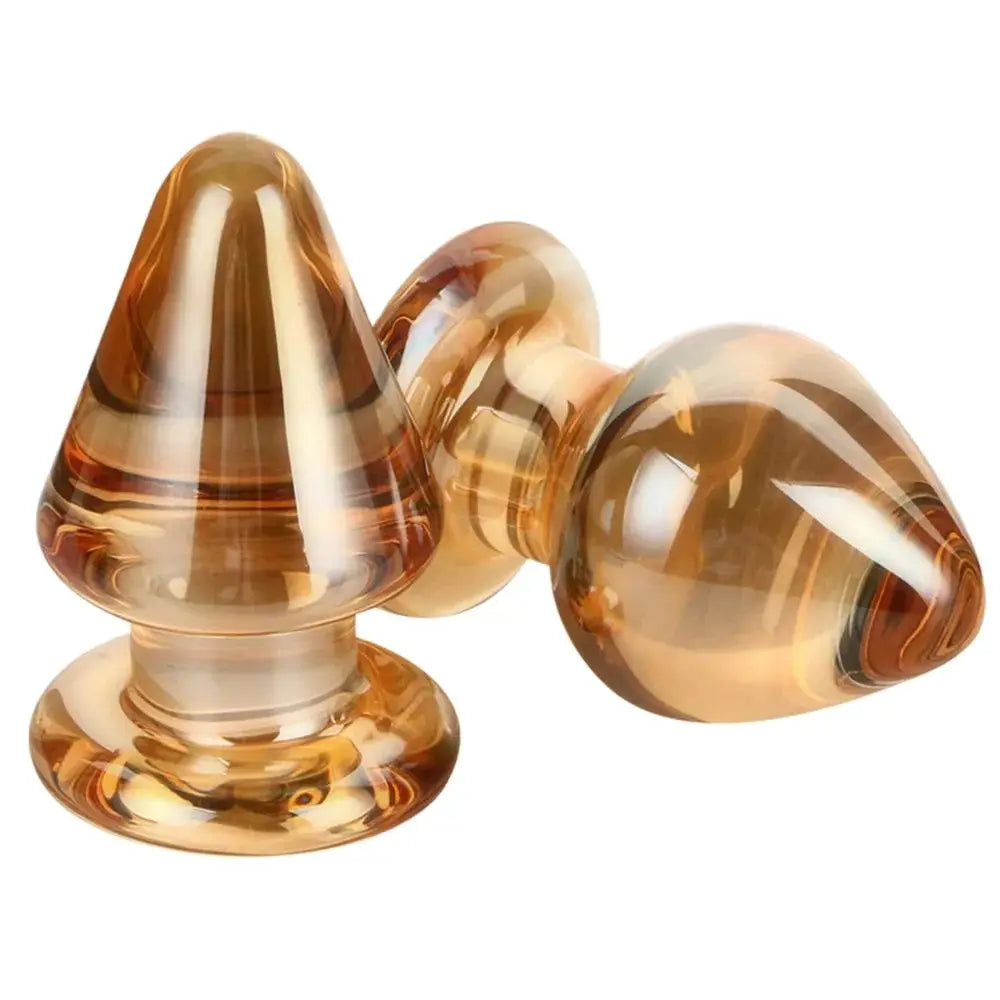 Sleek Glass Plug For Stimulation
