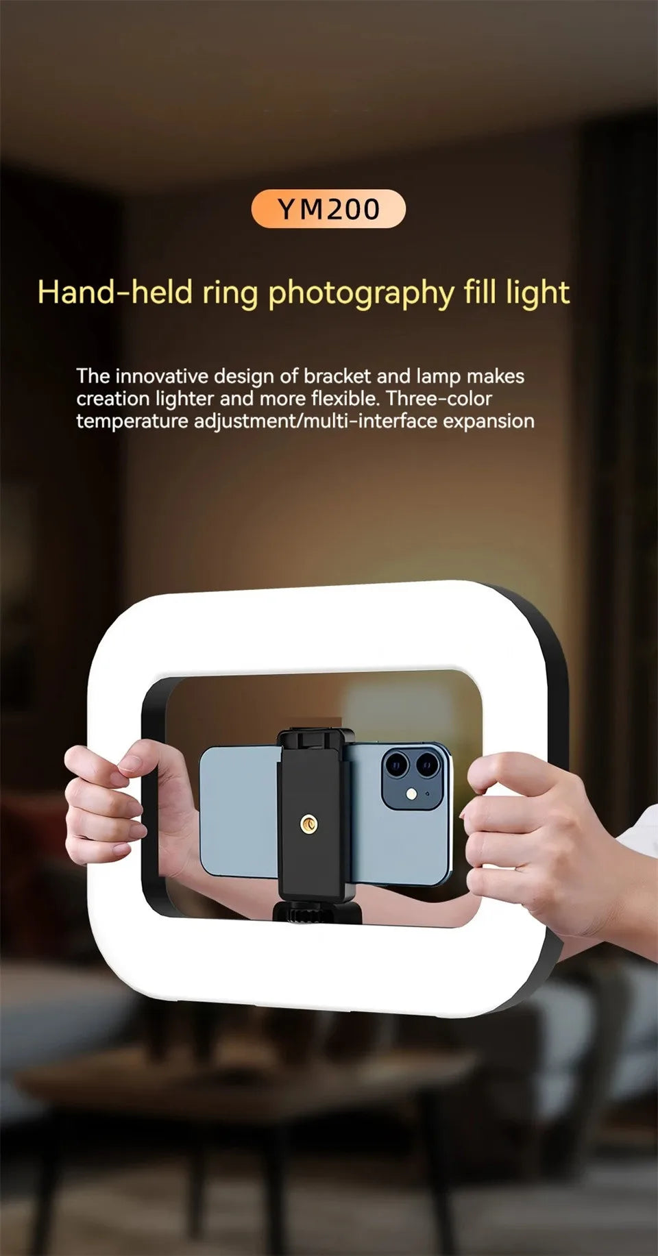 Desktop Streaming Light Tripod