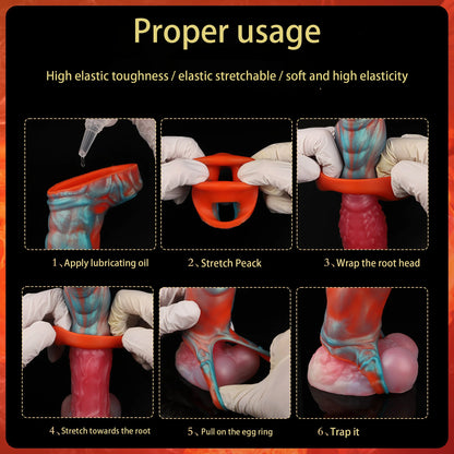 Fantasy Ribbed Silicone Sleeve Extender