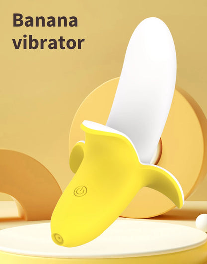 Banana Silicone Vibrator — 12-Frequency G-Spot and Anal