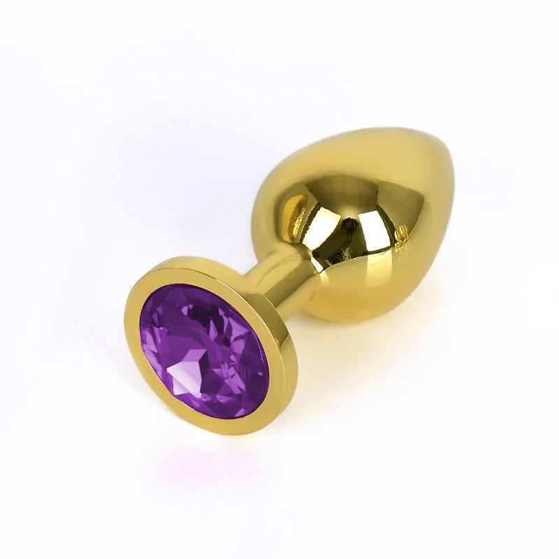 Gold-Plated Crystal Plug Set