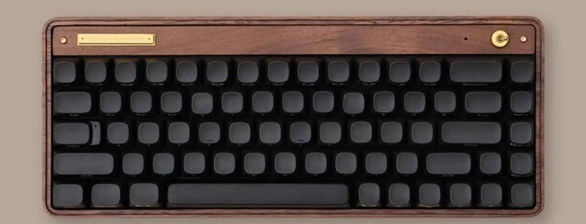 Premium Ergonomic Wood Keyboard