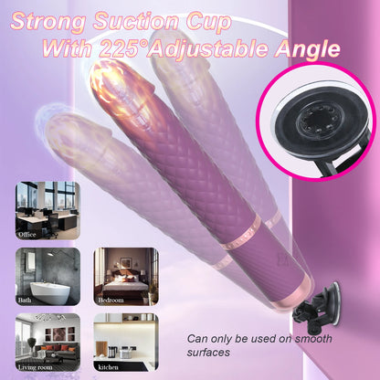 App-Controlled Thrusting Dildo Vibrator