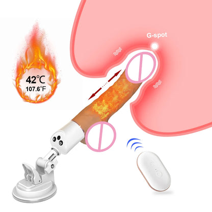 Remote Control Thrusting Dildo Vibrator