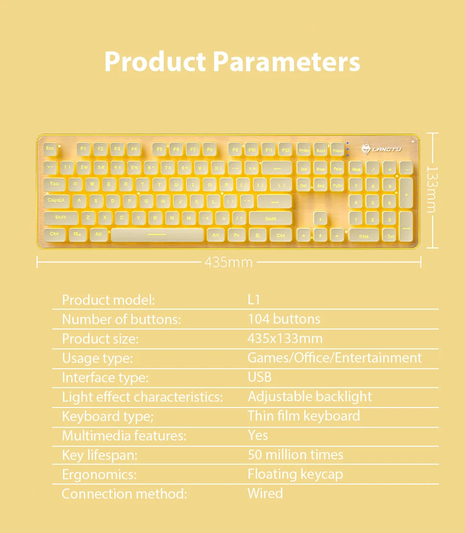 Hot-Swappable LED Keyboard