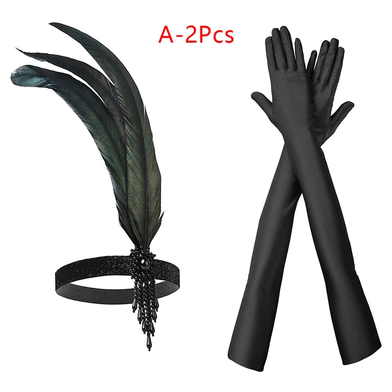 1920s Flapper Cosplay Accessory Set