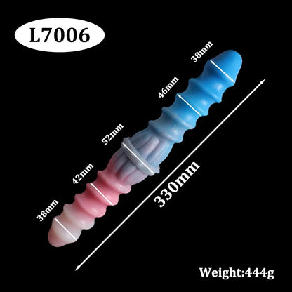 40cm Dual Horse Dog Knot Double Dildo — 3 Colours