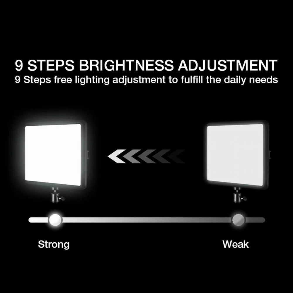 9-Level Brightness Adjustable Light
