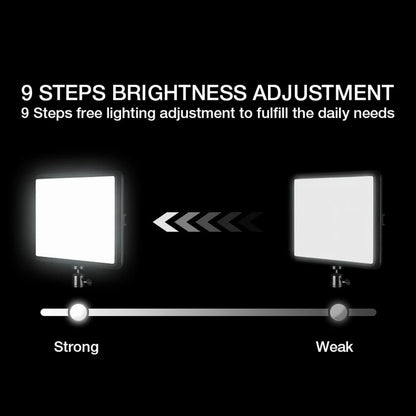 9-Level Brightness Adjustable Light