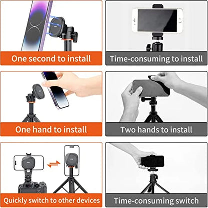Quick-Install Magnetic Phone Mount