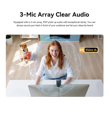 4K AI PTZ Mics & Privacy Mode Cam