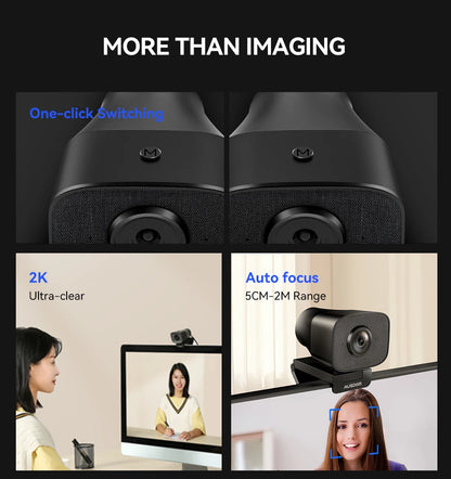 100° Lens Autofocus Webcam