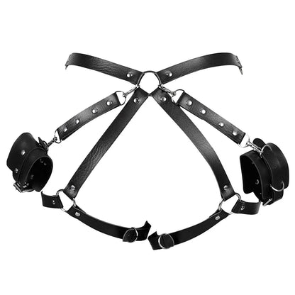PU Leather Body Harness & Bondage Strap Kit