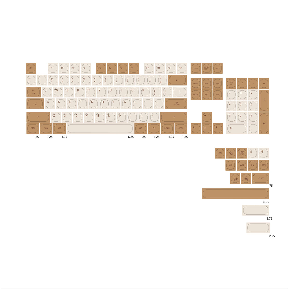 High-Quality PBT Keycap Set