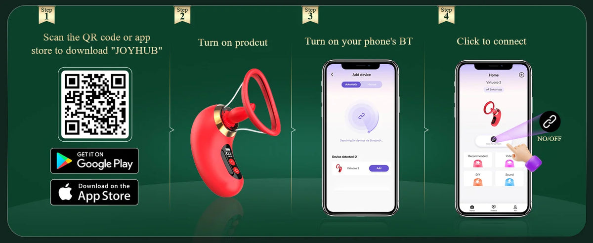 APP Control Tongue Licking Clitoral
