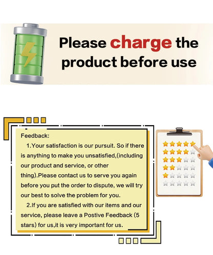 Remote Control Electric Body Massager – Extendable