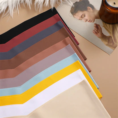 10PCS Seamless Women Panties V Waist Briefs Sexy Low Rise Underwear for Female Solid Color Ice Ultra Thin Breathable Lingere