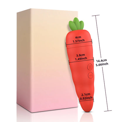 Carrot Rabbit Vibrator — Dual Suction and G-Spot