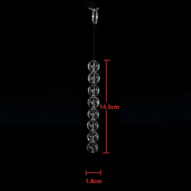 5 Sizes Glass Anal Beads Vaginal Balls Butt Plug Toy BDSM Massager Beads Inserted Plug Erotic Anal Bead Viabrator Accessories