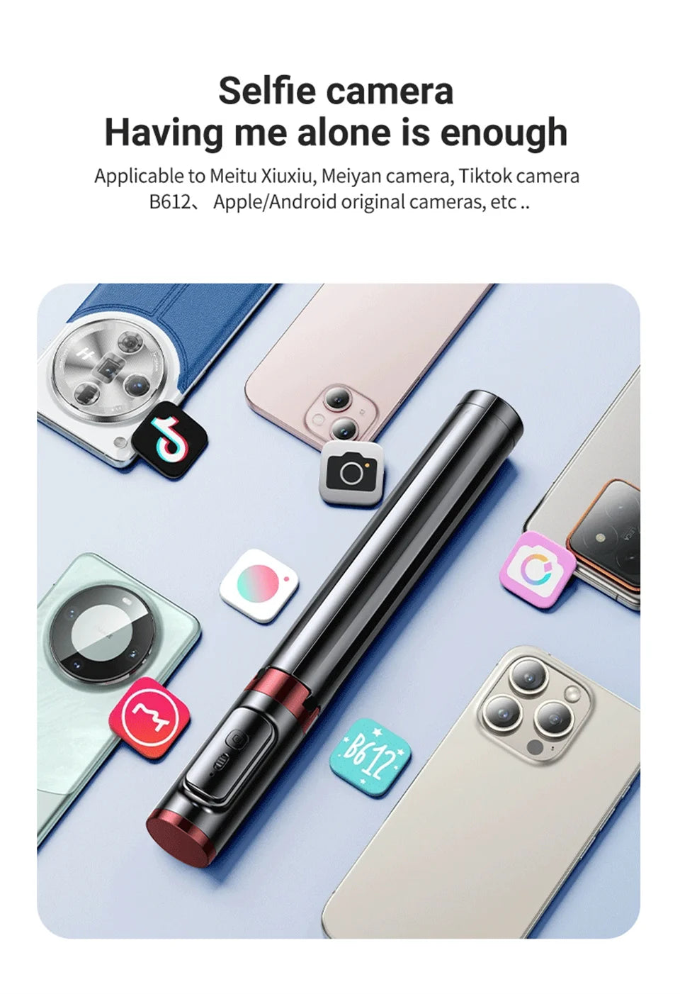 Foldable Selfie Stick With Tripod