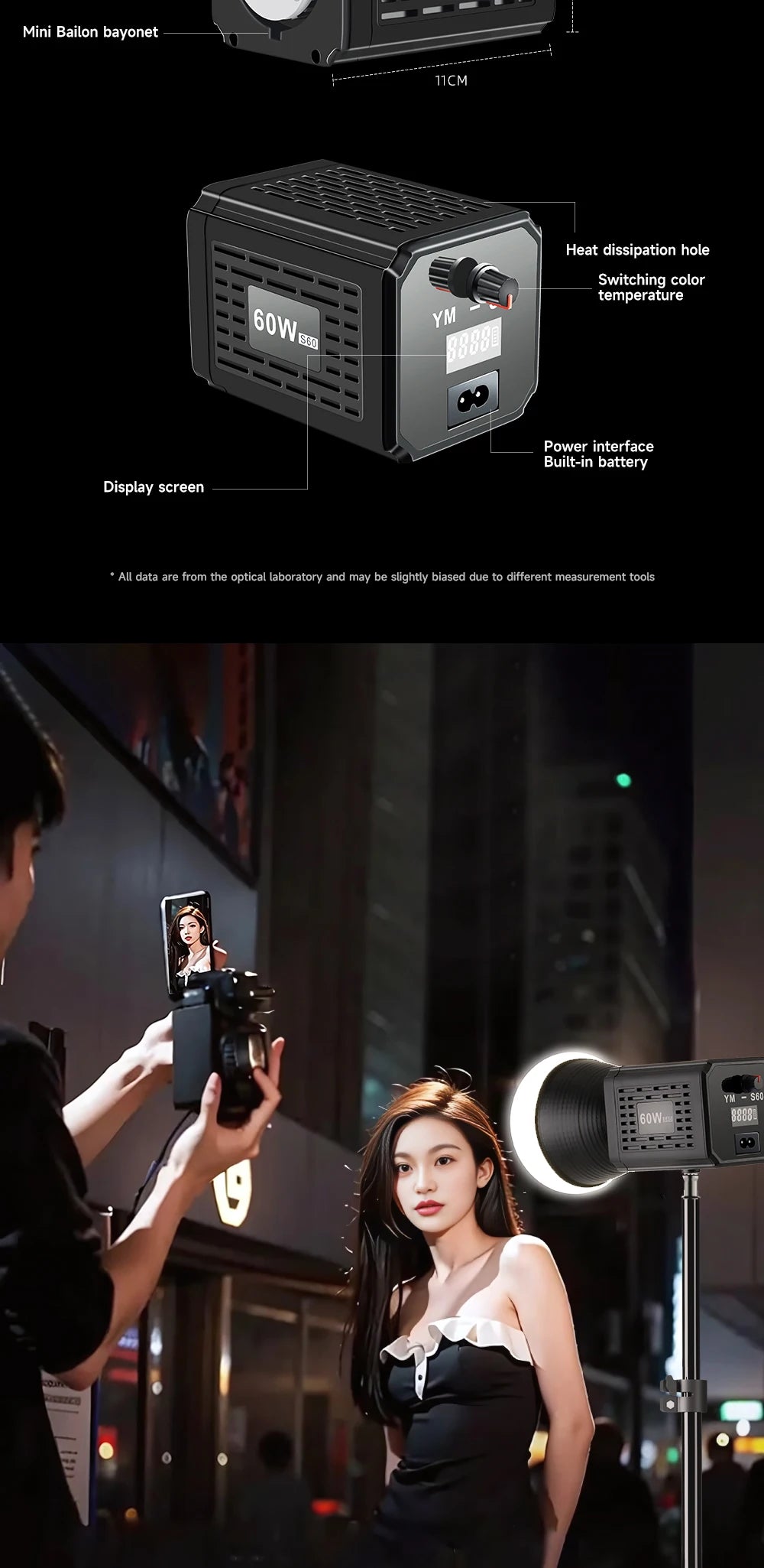 Pro Creators Handheld COB LED Light