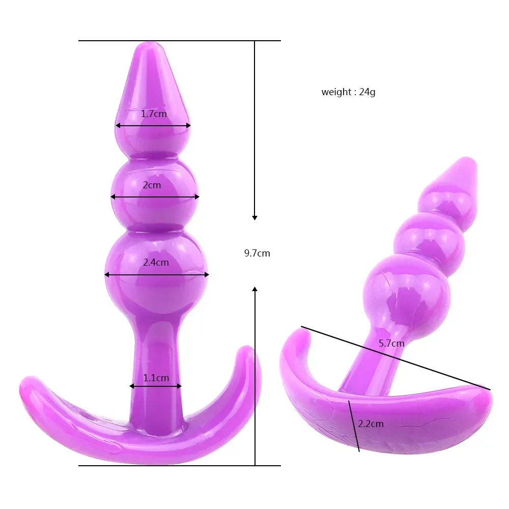 4Pce Medical-Grade Silicone Vaginal Plugs